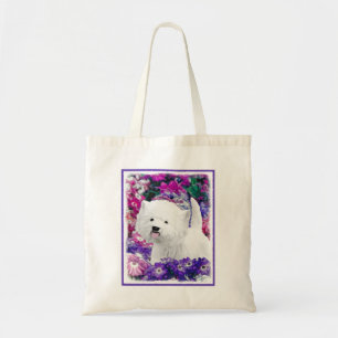 West Highland White Terrier Painting Dog Art Tragetasche