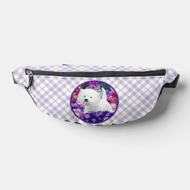 West Highland White Terrier Painting Westie Dog Bauchtasche (Ablage )