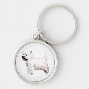 West Highland White Terrier Schlüsselkette Schlüsselanhänger