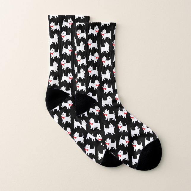 West Highland White Terrier Socks Socken (Paar)
