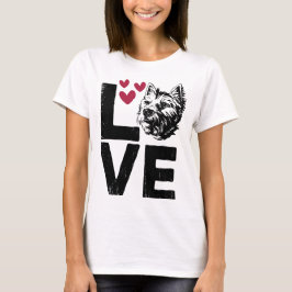 West Highland White Terrier – Süßer Westie-Hundeli T-Shirt