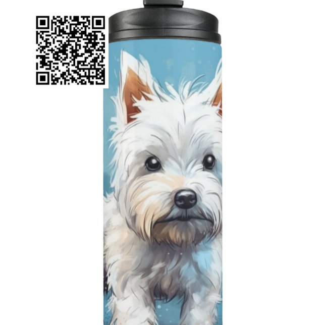West Highland White Terrier Thermosbecher (Von Creator hochgeladen)