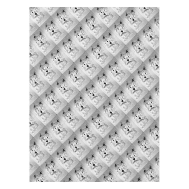 West Highland White Terrier Tischdecke (Vorderseite)