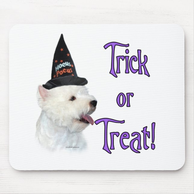 West Highland White Terrier Trick Mousepad (Vorne)