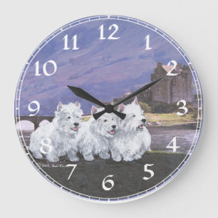 West Highland White Terrier Uhr