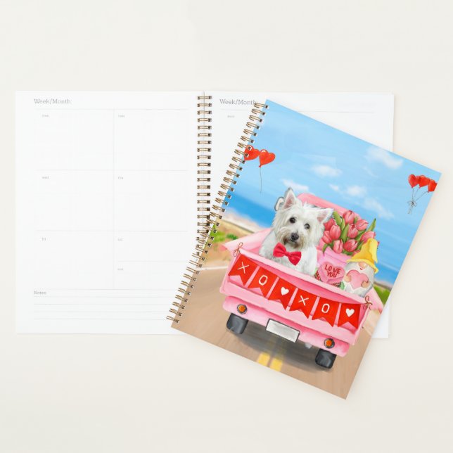 West Highland White Terrier Valentine's Day Truck Planer (Anzeige)