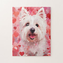 West Highland White Terrier Valentinstag