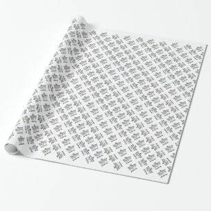 West Highland White Terrier Walks Design Geschenkpapier