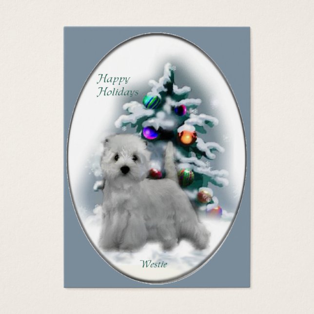 West Highland White Terrier Weihnachtsgeschenke (Vorderseite)