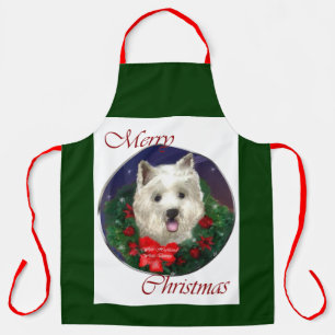 West Highland White Terrier Weihnachtsgeschenke Schürze