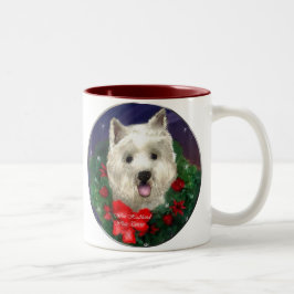 West Highland White Terrier Weihnachtsgeschenke Zweifarbige Tasse