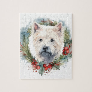 West Highland White Terrier Weihnachtskranz