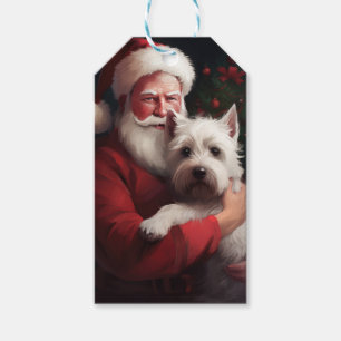 West Highland White Terrier Weihnachtsmann Weihnac Geschenkanhänger