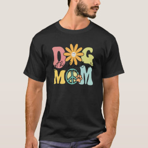 West Highland White Terrier Wesit Groovy Dog Mama  T-Shirt