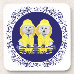 West Highland White Terriers Regen Untersetzer