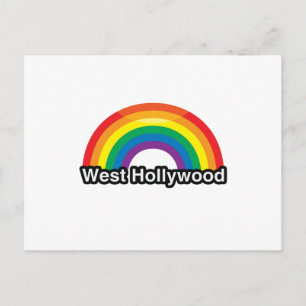 WEST HOLLYWOOD POSTKARTE