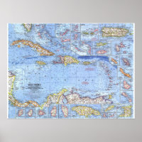 " West Indies: 1962 Detaillierte Karte ...
