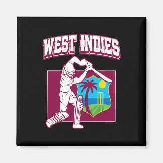 West Indies Cricket Fan Cool Caribbean Cricket Sup Magnet