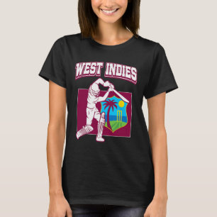West Indies Cricket Fan Kühler karibischer Cricket T-Shirt