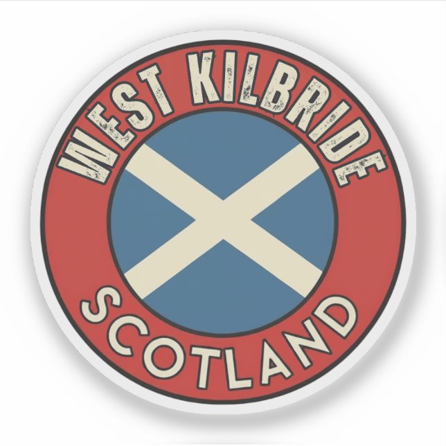 West Kilbride, Schottland Aufkleber (Vorderseite)