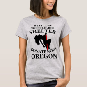 WEST LINN CHEERLEADER UNTERKUNFT JETZT SPENDEN ORE T-Shirt