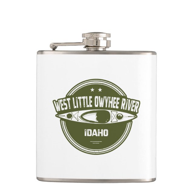 West Little Owyhee River Idaho Kayaking Flachmann (Vorderseite)
