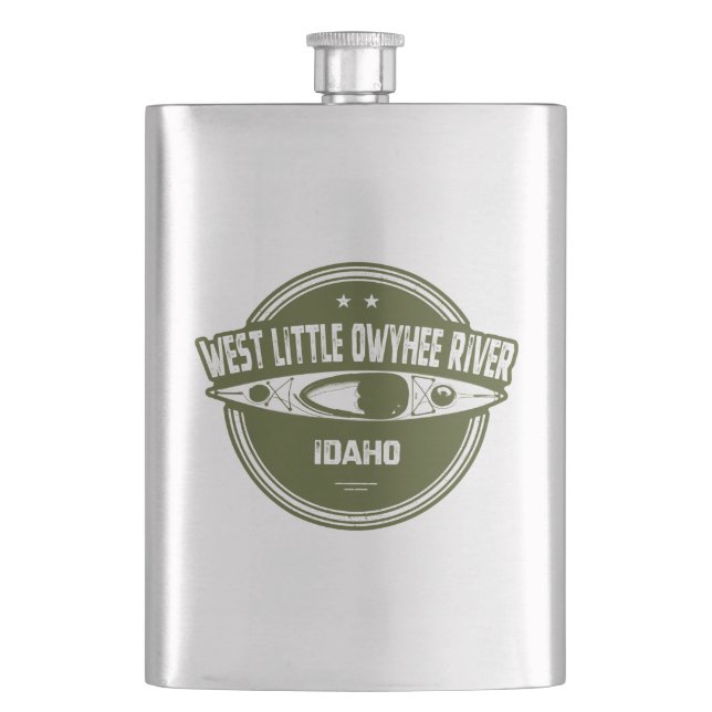 West Little Owyhee River Idaho Kayaking Flachmann (Vorderseite)