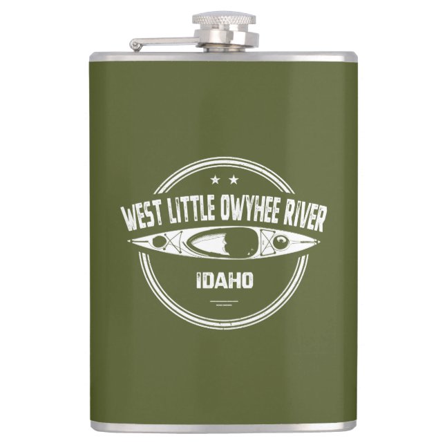 West Little Owyhee River Idaho Kayaking Flachmann (Vorderseite)