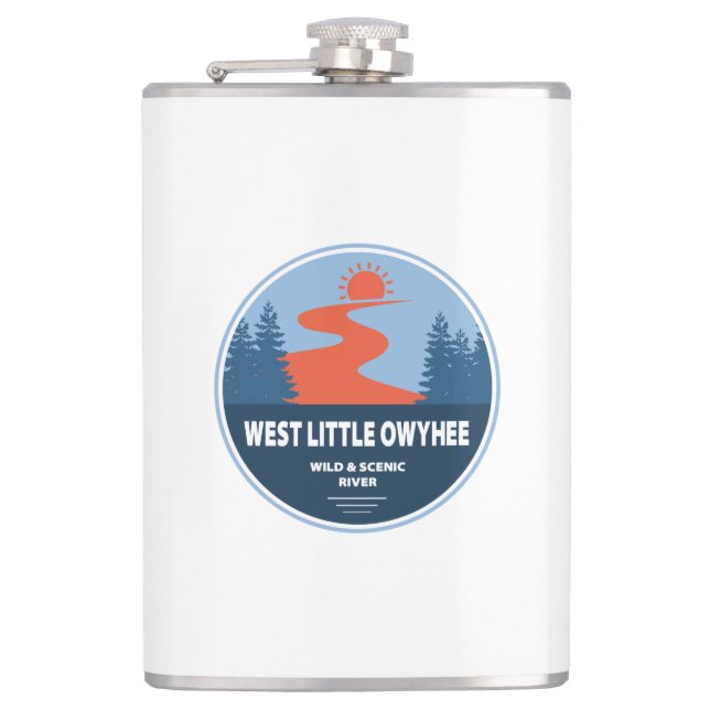 West Little Owyhee Wild und Landschaftlicher Fluss Flachmann (Vorderseite)