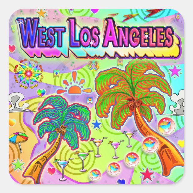 West Los Angeles Vacation Target Sticker (Vorderseite)