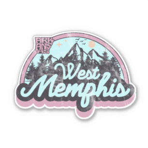 West Memphis, Arkansas  Aufkleber