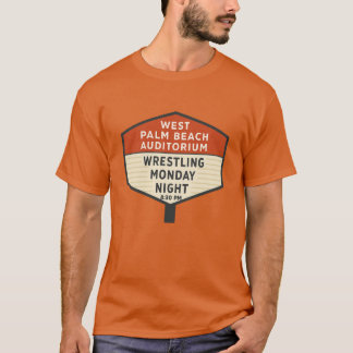 West Palm Beach Auditorium Marquee Wrestling Shirt