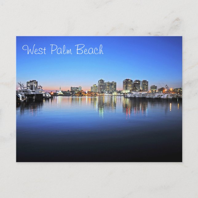 West Palm Beach Blues Postkarte (Vorderseite)