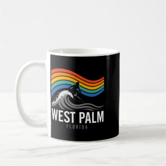 West Palm Beach Florida Surfer Surfen Männer Kaffeetasse