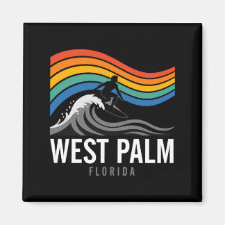 West Palm Beach Florida Surfer Surfen Männer Magnet