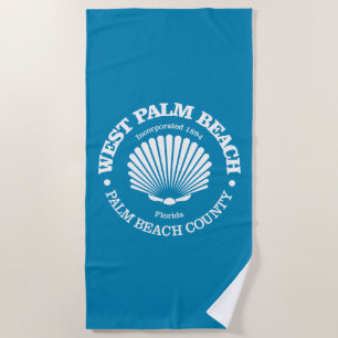 West Palm Beach (Muschel) Strandtuch