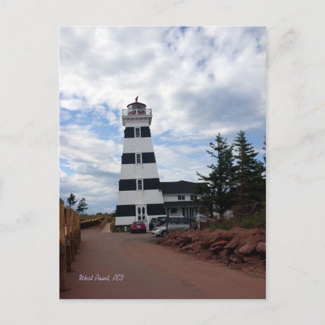 West Point, PEI Postkarte (Vorderseite)
