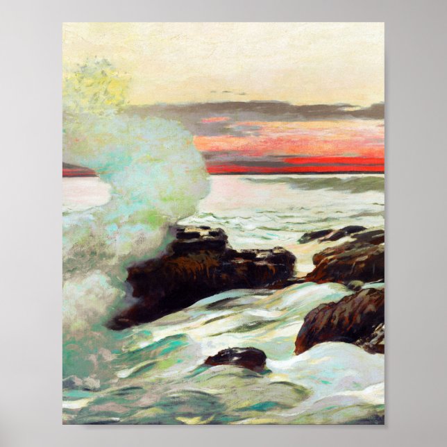 West Point, Prout's Neck von Winslow Homer Poster (Vorne)