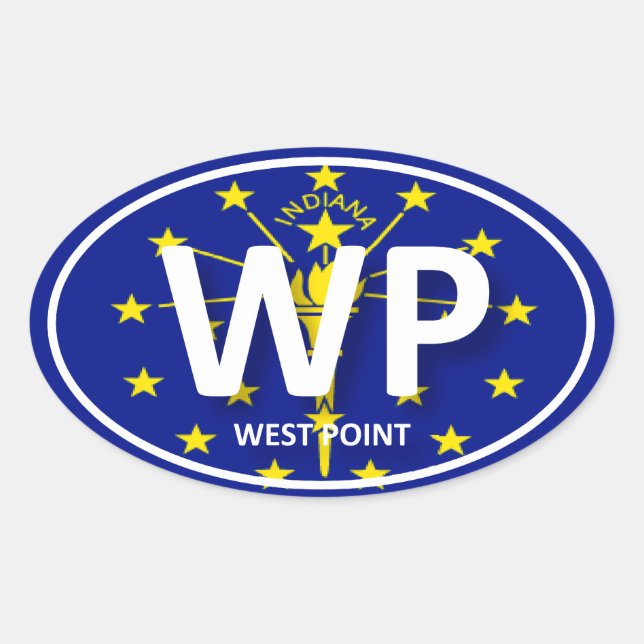 West Point _ USMA Sticker _ Indiana (Vorderseite)