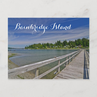 West Port Madison auf der Insel Bainbridge Postkarte