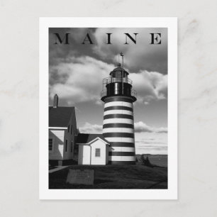 West Quoddy Head Leuchtturm Postkarte