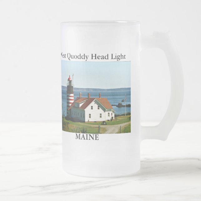 West Quoddy Head Light, Mattierte Tasse (Rechts)