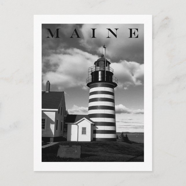 West Quoddy Head Light Postkarte (Vorderseite)