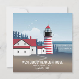 West Quoddy Head Lighthouse Karte