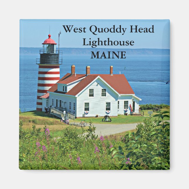 West Quoddy Head Lighthouse, Maine Magnet (Vorne)