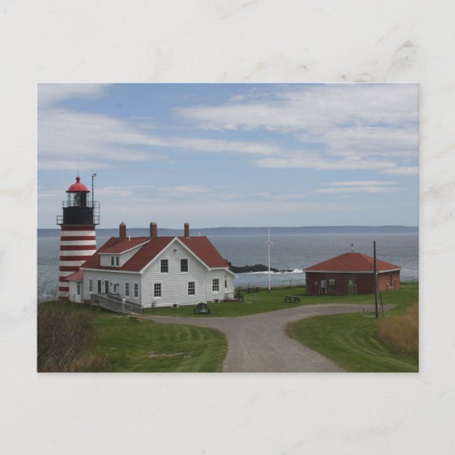 West Quoddy Head Postkarte (Vorderseite)