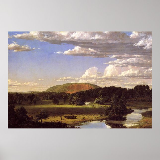 West Rock, New Haven Frederic Edwin Church Poster (Vorne)