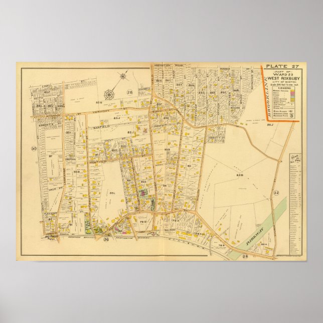 West Roxbury, Massachusetts 2 Poster (Vorne)