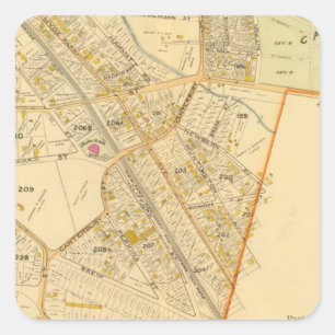 West Roxbury, Massachusetts 2 Quadratischer Aufkleber