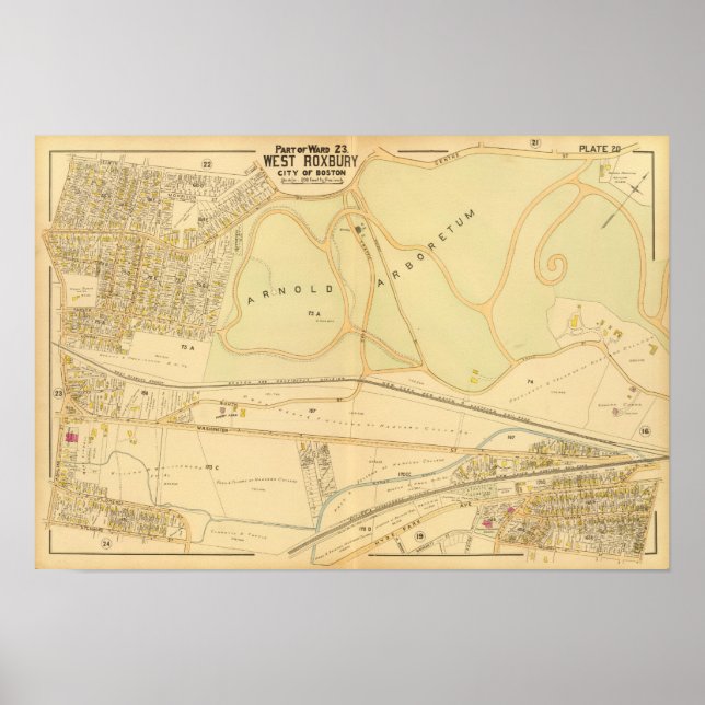 West Roxbury, Massachusetts 4 Poster (Vorne)